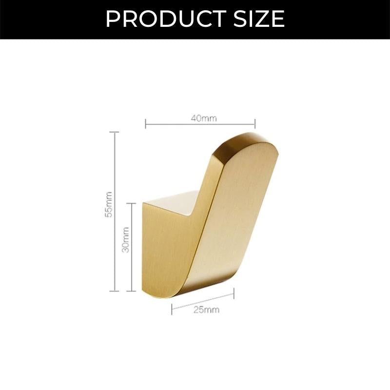 BowLift | Lauren Golden Brass Dress Wall Hook