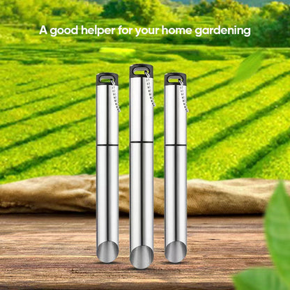 BowLift Stainless Steel Weeder with Adjustable Long Handle and Removable Head