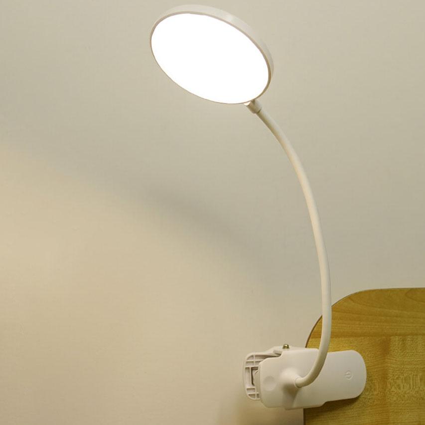 BowLift Clip-On LED Desk Lamp - Rechargeable, Eye-Care Lighting for Desk and Nighttime Use
