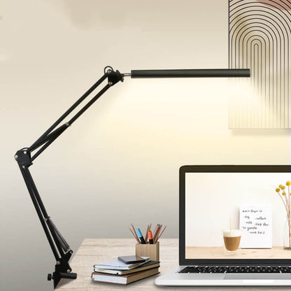 BowLift LED Foldable Long-Arm Clip-On Lamp for Eye Protection – USB Reading Table Light