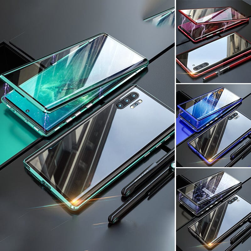 LZINA™ | Samsung magnetic tempered glass double-sided phone case