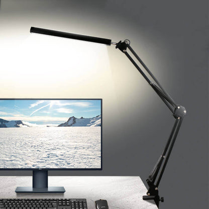 BowLift LED Foldable Long-Arm Clip-On Lamp for Eye Protection – USB Reading Table Light