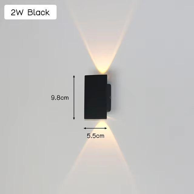 LZINA™ | Light - Modern weatherproof LED wall lamp made of aluminum for outdoor use
