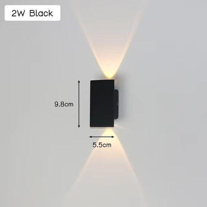 LZINA™ | Light - Modern weatherproof LED wall lamp made of aluminum for outdoor use