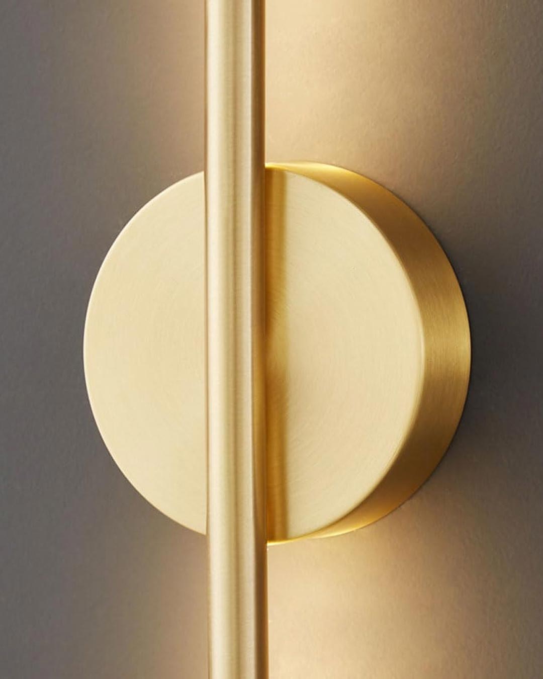 BowLift | Sleek, Contemporary Linear LED Wall Lamp in Gold Finish