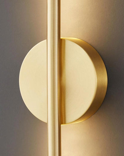 BowLift | Sleek, Contemporary Linear LED Wall Lamp in Gold Finish