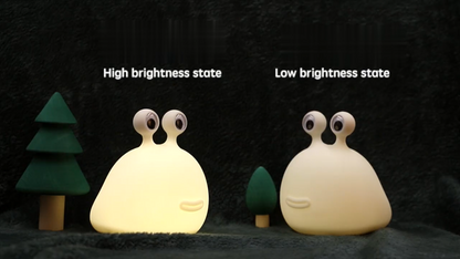 LZINA™ | Rechargeable Snail Bedroom Night Light with Touch Control, Automatic Shut Off, Low Energy Consumption and Adjustable Brightness, for Office, Bedroom, Bathroom and More