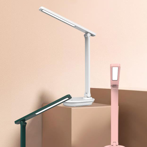 BowLift Modern Double-Foldable Eye-Care LED Desk Lamp, Wireless & Rechargeable