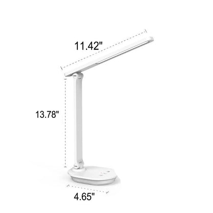 BowLift Modern Double-Foldable Eye-Care LED Desk Lamp, Wireless & Rechargeable