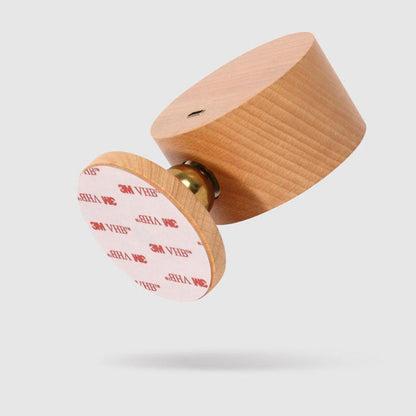 BowLift Wooden USB-Rechargeable Touch LED Night Light with Magnetic Wall Sconce