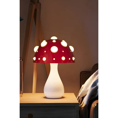 BowLift Decorative Mushroom Table Lamp - Cozy Ambient Accent Lighting for Any Room