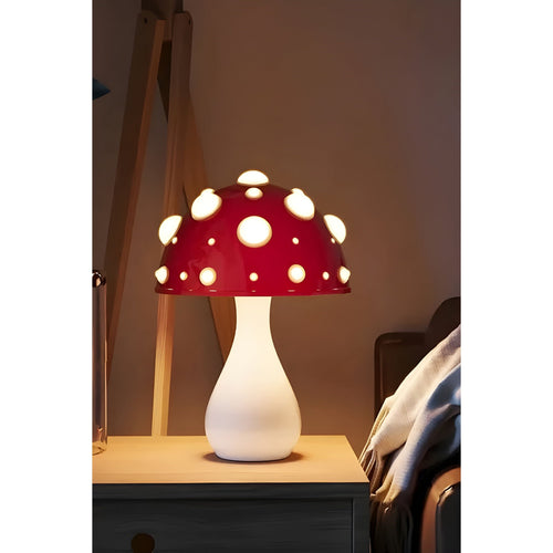 BowLift Decorative Mushroom Table Lamp - Cozy Ambient Accent Lighting for Any Room