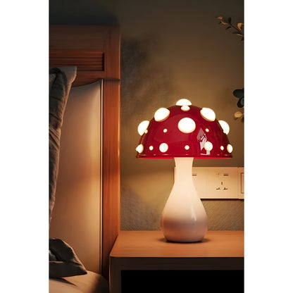 BowLift Decorative Mushroom Table Lamp - Cozy Ambient Accent Lighting for Any Room