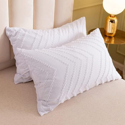 BowLift | Chevron Plush Quilt Cover | 3pcs Set