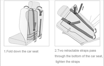 BowLift | Portable Child Travel Car Seat | Foldable Safety Booster with 5-Point Harness | Ages 0–12 Years
