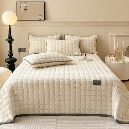 BowLift | Modern Soft Throw Blanket with Square Texture – Stylish Fluffy Bed & Sofa Cover