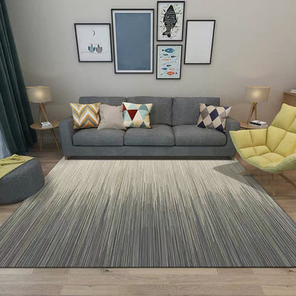 Simple Living Room Mirror Multi-Colored Geometric Print Indoor Rug Synthetic Non-Slip Backing Stain-Resistant Rug | Bowlift