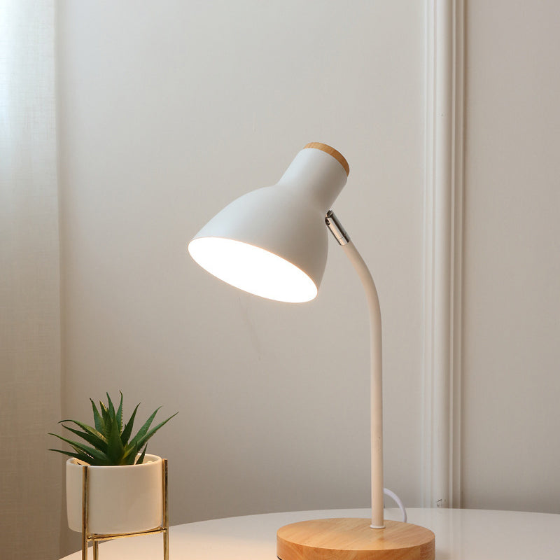 BowLift Flashlight-Shaped Swivel Table Lamp in Macaron Metal – 1-Light Night Light for Kids' Room