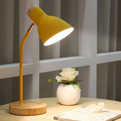 BowLift Flashlight-Shaped Swivel Table Lamp in Macaron Metal – 1-Light Night Light for Kids' Room