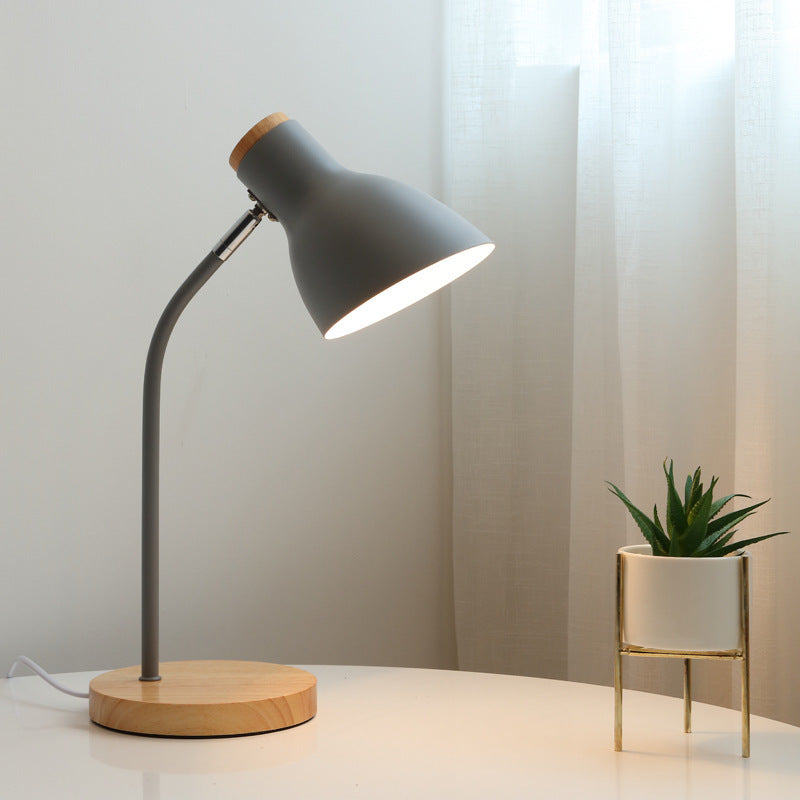 BowLift Flashlight-Shaped Swivel Table Lamp in Macaron Metal – 1-Light Night Light for Kids' Room