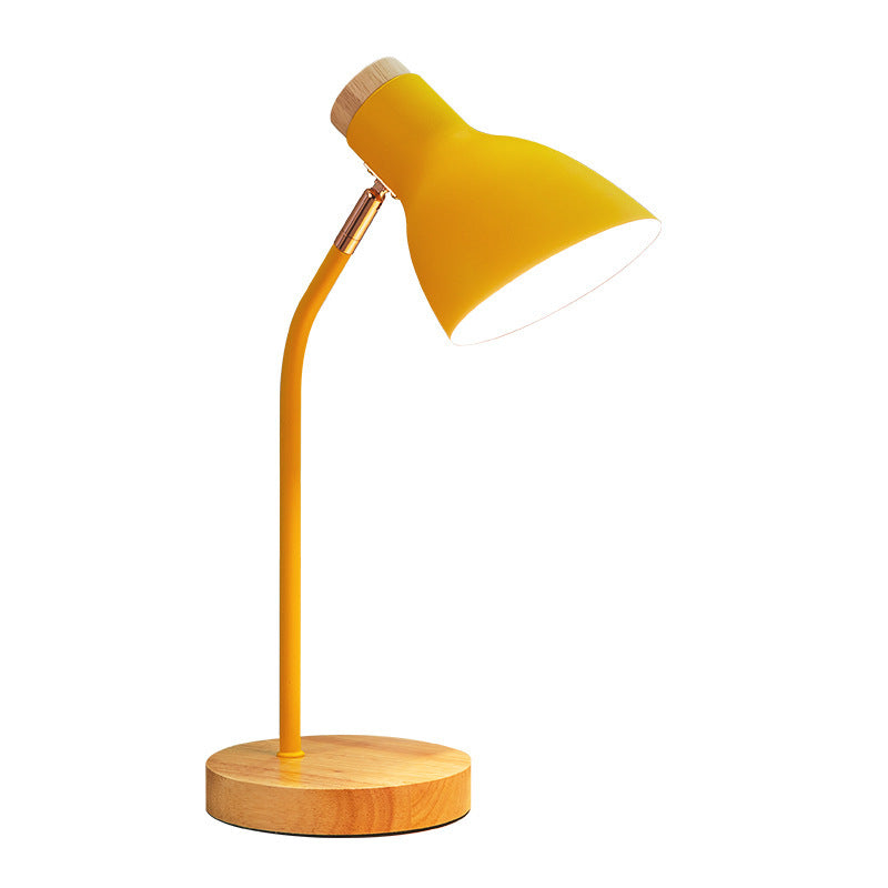 BowLift Flashlight-Shaped Swivel Table Lamp in Macaron Metal – 1-Light Night Light for Kids' Room