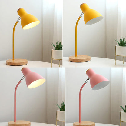 BowLift Flashlight-Shaped Swivel Table Lamp in Macaron Metal – 1-Light Night Light for Kids' Room