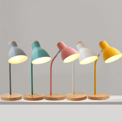 BowLift Flashlight-Shaped Swivel Table Lamp in Macaron Metal – 1-Light Night Light for Kids' Room