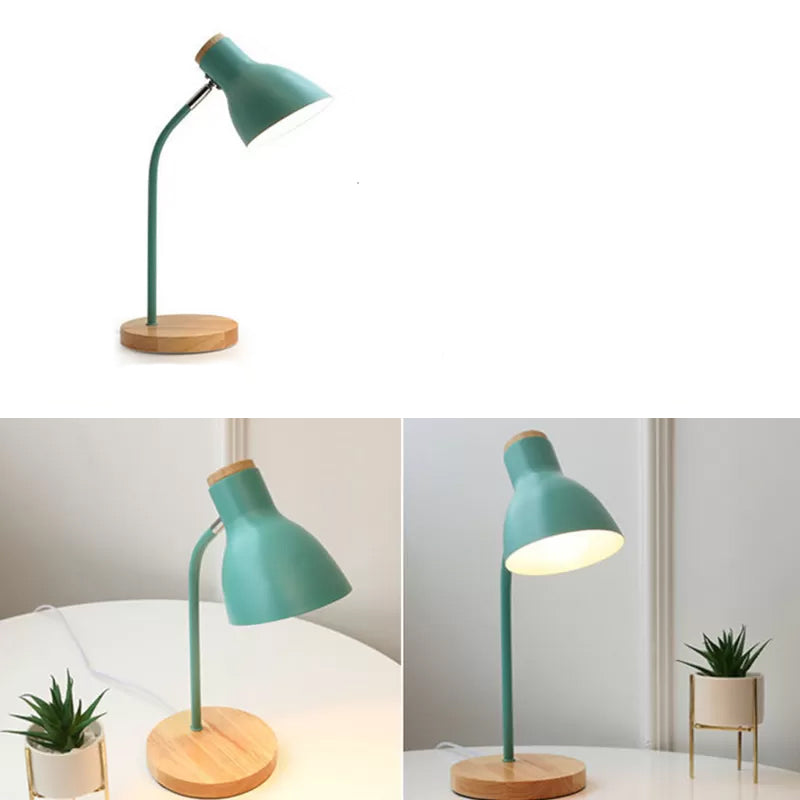 BowLift Flashlight-Shaped Swivel Table Lamp in Macaron Metal – 1-Light Night Light for Kids' Room