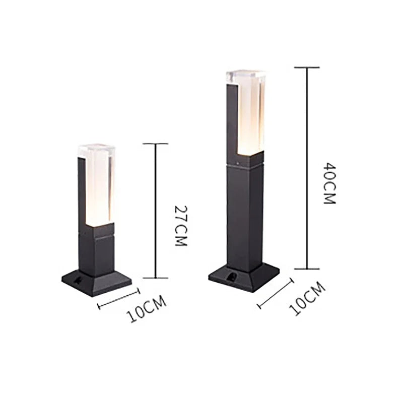 LZINA™ | Elegant Solar Post Light