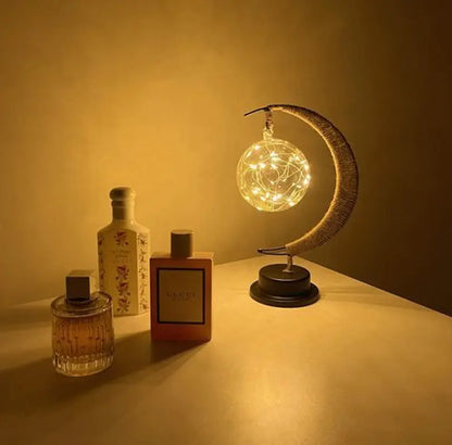 LZINA™ | LED Lunar Lamp - Enchanted Moon Night Light for Bedroom, Nursery & Home Decor