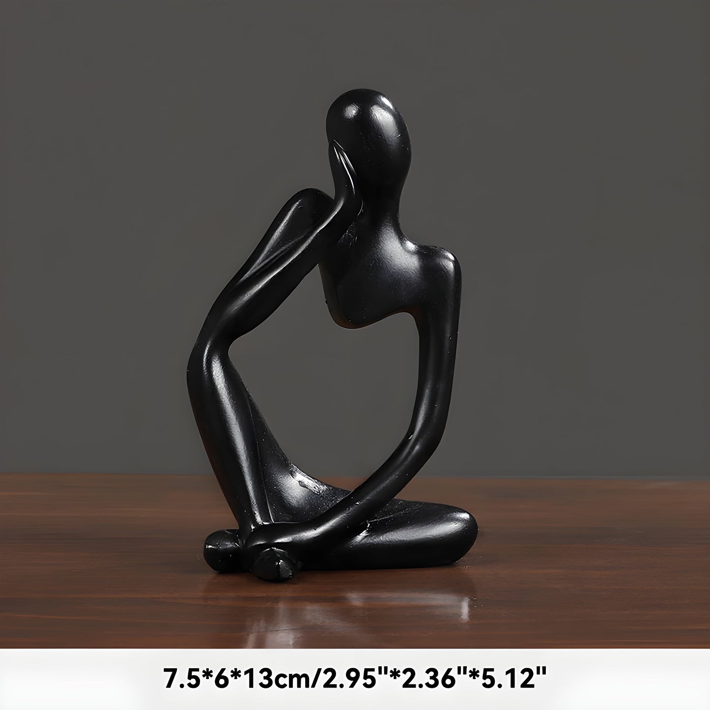 LZINA™ | Abstract Thinker Sculpture Home Decor