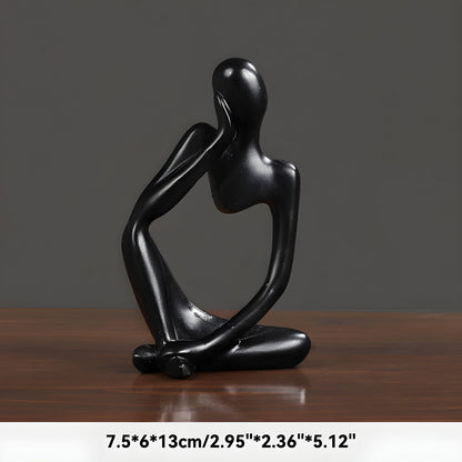 LZINA™ | Abstract Thinker Sculpture Home Decor