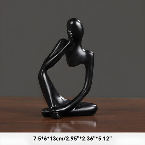 LZINA™ | Abstract Thinker Sculpture Home Decor