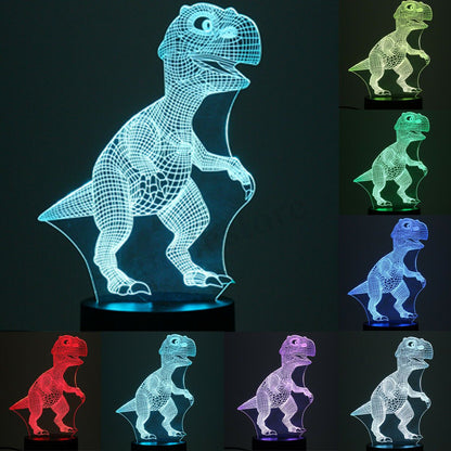 LZINA™ | Dinosaur Night light - 3D Dinosaur Light - T Rex Night Light