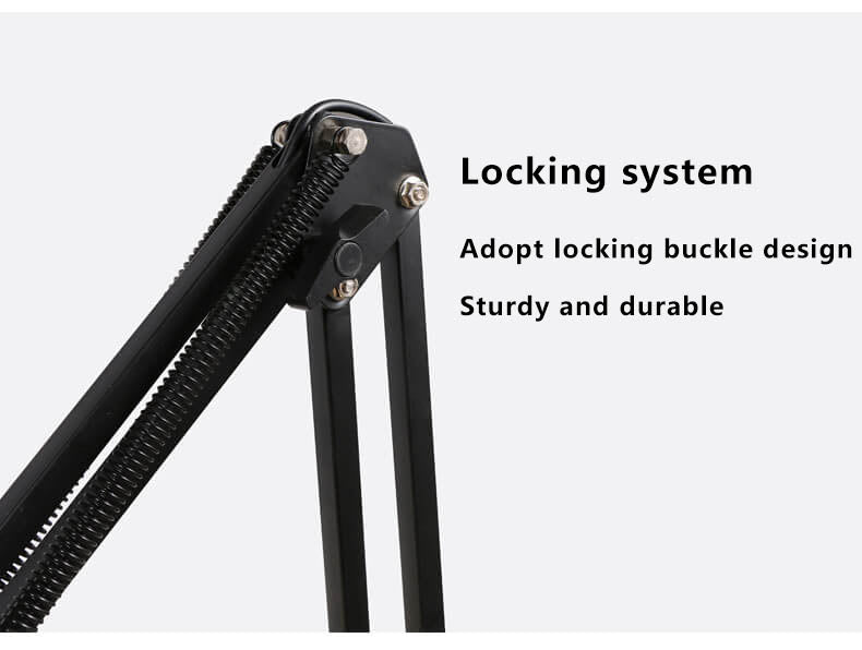 BowLift LED Foldable Long-Arm Clip-On Lamp for Eye Protection – USB Reading Table Light