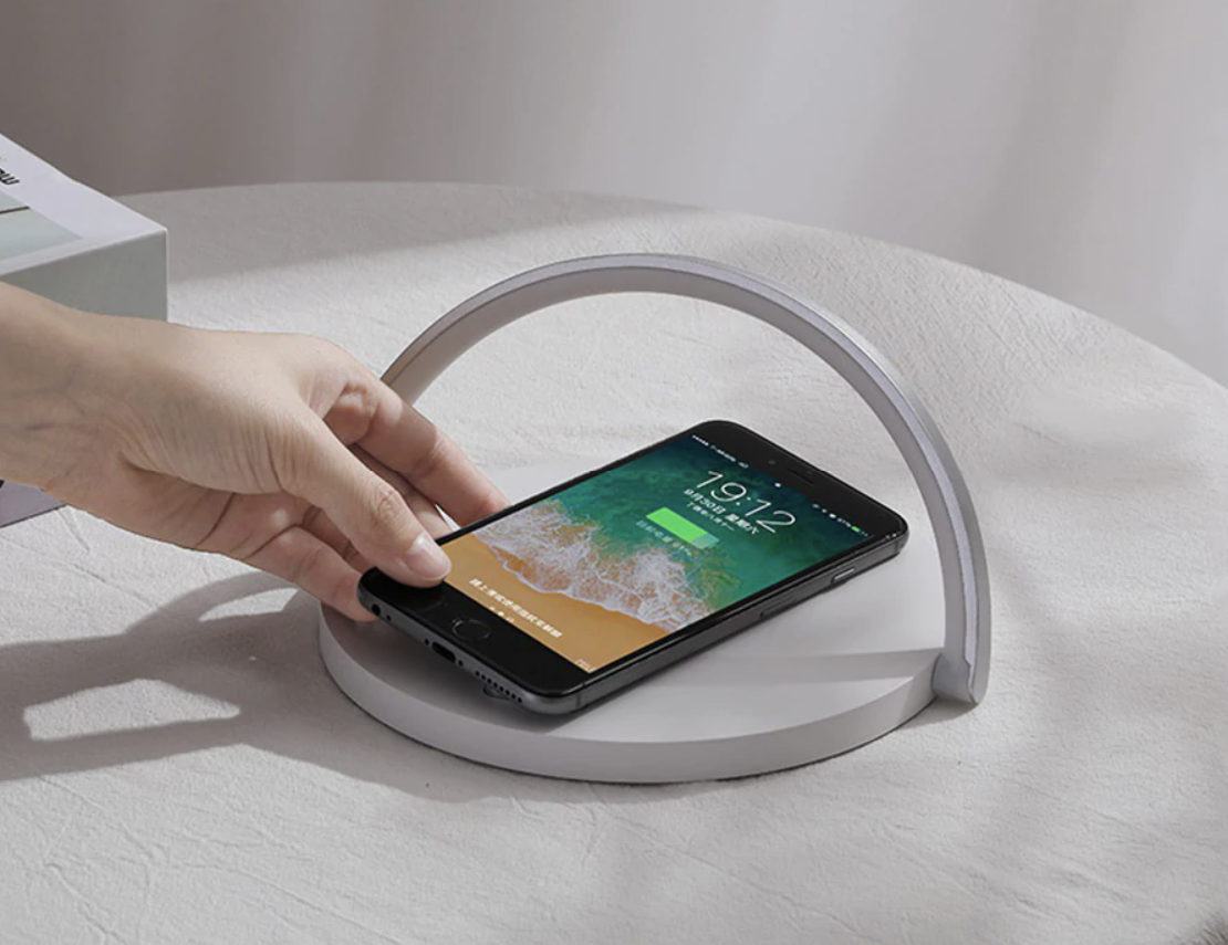 LZINA™ | Bowlight Design 3-in-1 Night Light – Wireless Charger & Lamp