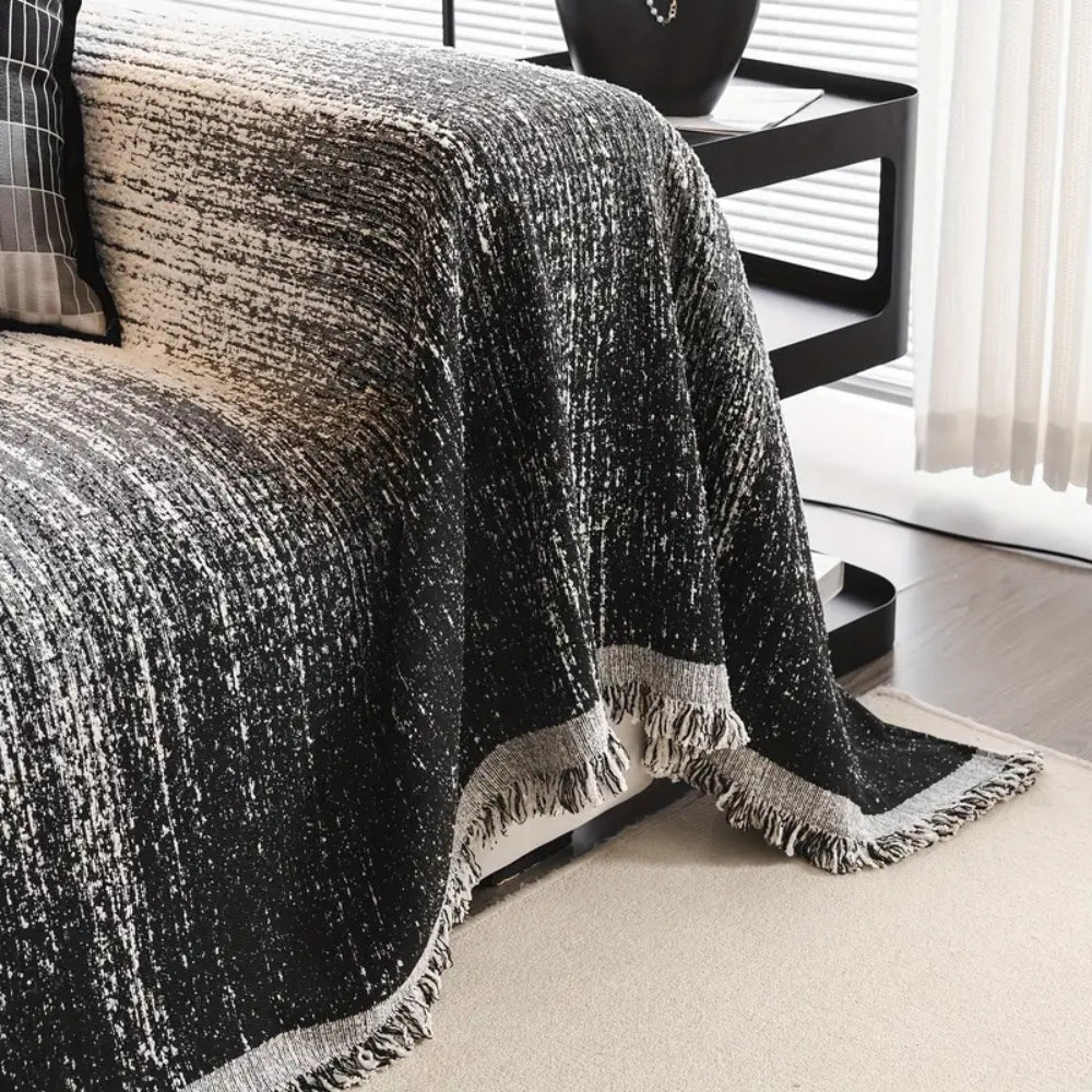 BowLift | Neutral Tone Chenille Sofa Cover