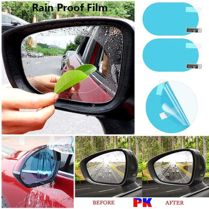2 pcs Rainproof Car Side Mirror Sticker Bowlift