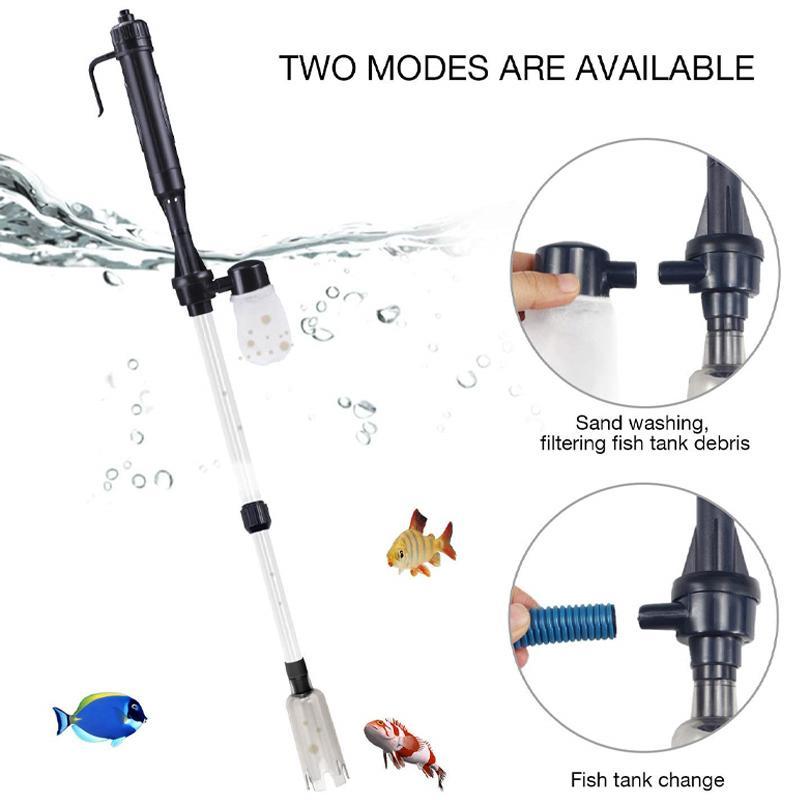 LZINA™ | Automatic water changer for fish tank electric sand washer