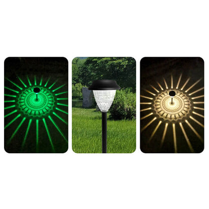 LZINA™ | Solar waterproof circular divergent light shadow design LED outdoor garden decorative light