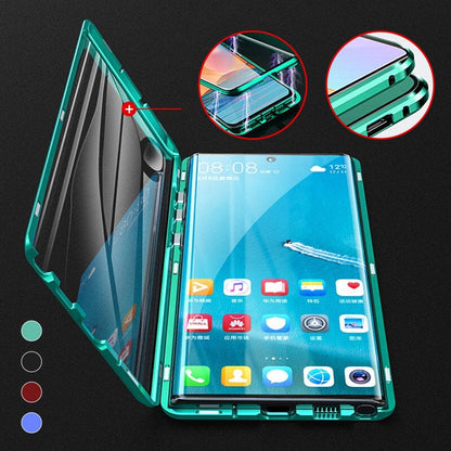 LZINA™ | Samsung magnetic tempered glass double-sided phone case