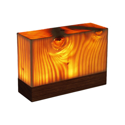 LZINA™ | LumiWood – Battery-Powered LED Table Lamp with Touch Control
