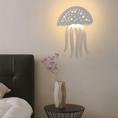 BowLift QualleGlow: Exclusive Jellyfish-Shaped LED Wall Lamp for Elegant Ambient Lighting