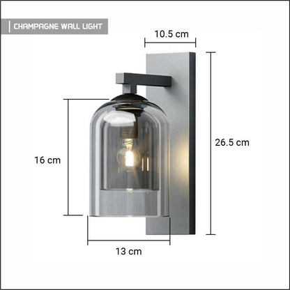 BowLift Champagne Wall Lamp - Elegant Wall Light for Ambient Glow