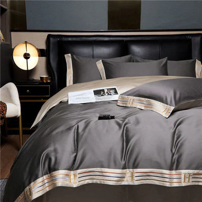 BowLift | Luxury Satin Cotton Duvet Cover Set for Bedroom