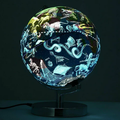 LZINA™ | World Globe Led Constellation Map & Night Light