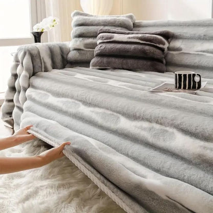 BowLift | FleeceElegance - Thick and cloud-like sofa cover