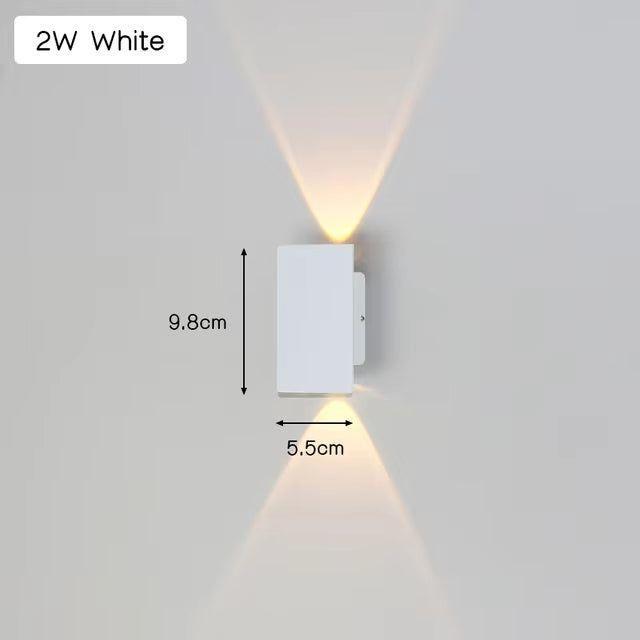 LZINA™ | Light - Modern weatherproof LED wall lamp made of aluminum for outdoor use