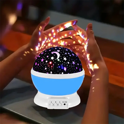 LZINA™ | Starry Sky Night Light for Kids – Magical LED Projector with Color Change