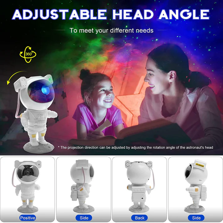 LZINA™ | Astronaut Projector Galaxy Starry Sky Night Light